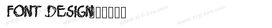 FONT DESIGN字体转换